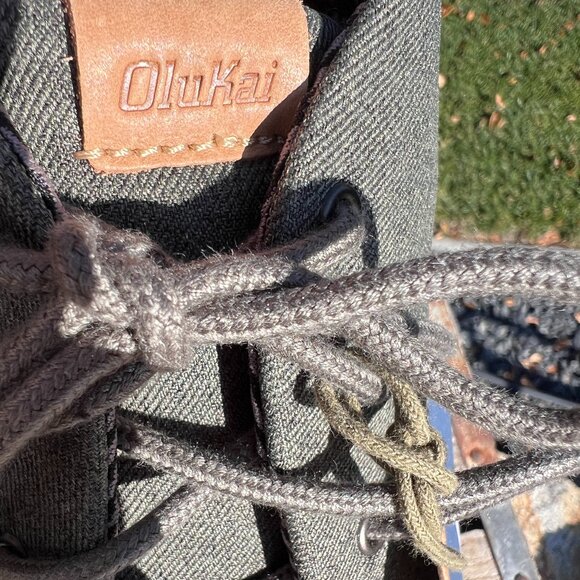 NWT Olukai Men’s - Nana Hele Wai’Apo - Chukka Boots -Sneakers Olive - Size 13 - Picture 10 of 10